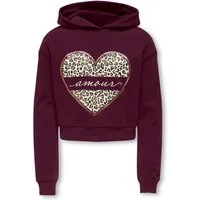 KIDS ONLY Kapuzensweatshirt KOGCOOPER LIFE HEART LS HOODIE SWT NOOS