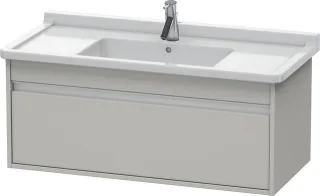 Duravit Ketho Waschtischunterbau wandhängend Betongrau Matt 1000x455x410 mm - KT666500707 KT666500707