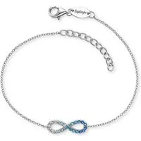Engelsrufer Armband Yin Yang Infinity Ocean Shade, Made in Germany - mit Zirkonia (synth)