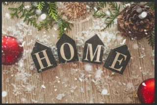 Fussmatte Weihnachten Home 4310 | Größe: 60 cm x 45 cm