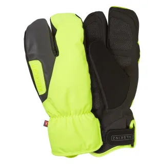Wasserdichter Extreme-Kälte-Wetter-Fahrrad-Handschuh mit geteiltem Finger für Männer und Frauen
