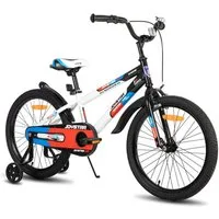 JOYSTAR Kinderfahrrad 12/14/16/20 Zoll Coole Graffiti fahrrad für 2-4 jährige Jungen Mädchen, mit Stützrädern, Kotflügel, Fahrradklingel