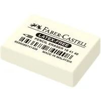 Faber-Castell Radiergummi Faber-Castell 184140 Radiergummi 7041-40 34 x 26 x 8mm weich weiß(S)
