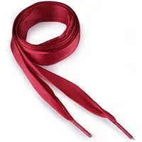 maDDma Schnürsenkel 1 Paar Schnürsenkel Satin 110cmx19mm Bekleidungskordel Kordel, 110 x 1.9 cmbordeaux
