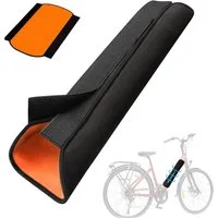 AFKSMILE Akku-Schutzhülle Wasserdichte Ebike Akku Schutzhülle, Für 28-36 cm Rahmenumfang, Lebensdauer Batterieverlängerung E-Fahrradzubehör, gegen Kälte Staub