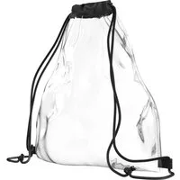 EAZY CASE Turnbeutel Festival Bags Transparente Tasche Unisex (1x Festival Bag), wasserdicht Rucksack mit Kordelzug für Stadion Groß