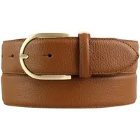 BELTINGER Ledergürtel Damen-Gürtel aus gemasertem Leder mit Steppnaht 4 cm - Hochwertiger Le (1-St)