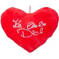 LB H&F Lilienburg Dekofigur Kissen LIEBE Geschenk Männer Freundin Herz rot LOVE Herzkissen (Mama Herzkissen Mutter Verliebte Beste Geschenkidee Valentinstaggeschenk Valentinsgeschenk verliebt Paar Partner Pärchen Verlobung Herz Liebe Kuschelkissen Mi