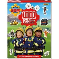 Feuerwehrmann Sam: 1001 Sticker: Stickern – Rätseln – Ausmalen / Panini, Activityblock mit 1001 Stickern