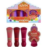 NYX PROFESSIONAL MAKEUP Lippenbalsam HOLIDAY 2025 SMUSHY KIT, mit 3 Lip Balms und 1 Smushy-Halter