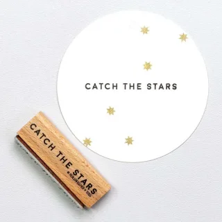 Perlenfischer Text-Stempel CATCH THE STARS