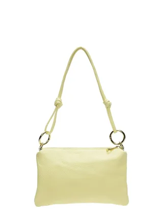 Anna Luchini Gelb Rindsledertasche