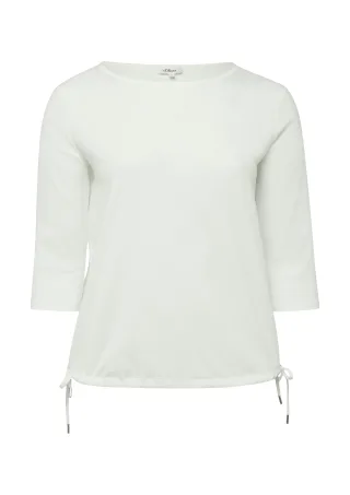 s.Oliver - T-Shirt creme - Gr. - 48