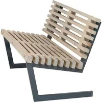 PLUS Sitzbank Siesta Sofa (1-St., Holzbank, OTTOs Choice), 138x49/69x43/75 cm, rustikal, aus Nadelholz