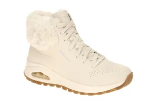 Skechers 167274 NAT Uno_Rugged_Fall Air Damen Mid cut Sneaker Wei? Natural
