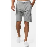 Indicode Cargoshorts Herren Kinnaird Cargo Shorts Herrenshorts aus elastischer Baumwoll-Qualität