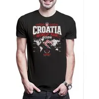Urban Backwoods Print-Shirt Team Croatia 3 Herren T-Shirt Kroatien Hrvatska Zagreb Adriatic (1-tlg) Dalmatia Vatreni Fußball WM