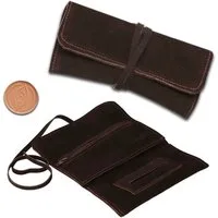 Coumo Tabakbeutel Tabakbeutel Leder, Drehertasche Set, Tabaktasche + Hydrostone