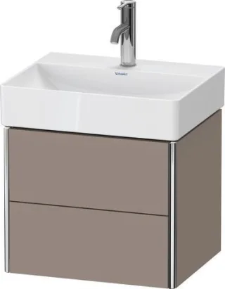 Duravit XSquare Waschtischunterbau wandhängend Basalt Matt 484x390x397 mm - XS430504343 XS430504343