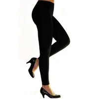 YESET Leggings Damen Leggings Leggins lang hoher Bund SCHWARZ Größe L (1-tlg)
