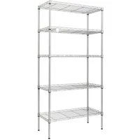 VINGLI Regal Standregal aus Eisen​, Küchenregal 5/6 Ablagen, Modern