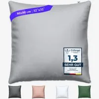 Wolkenfeld Kissenbezug Mikrofaser Kissenbezug - Allergiker Kopfkissenbezug - unfassbar weich, (1 Stück), Größe 80x80, 40x80 und 70x90 cm, versteckter Reißverschluss