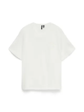 VERO MODA - VMTARA ANITA SS TOP BOX JRS Snow White - Gr. - L