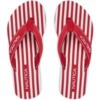 NAUTICA Nautica Damen-Flip-Flops Rot Badepantolette