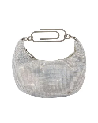 Binder Clip 20 Tasche in Strass / Blau
