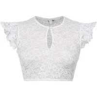 MarJo Dirndlbluse Dirndlbluse Amlach ecru