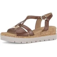 Gabor Genua Keilsandalette, Riemchensandale, Sommerschuh, Komfortschuh in Weite G (weit)
