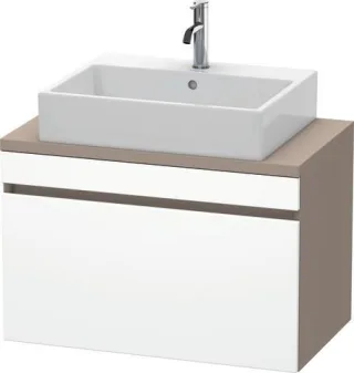 Duravit DuraStyle Konsolenwaschtischunterbau wandhängend Weiß & Basalt Matt 800x478x512 mm - DS53020 DS530201843