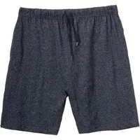 ADAMO Relaxshorts Adamo kurze Homewear-Hose blau melange Übergröße