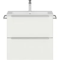 nobilia® Waschtisch-Set Levere, (1-St., vormontiert, mit Soft-Close), in vier Breiten