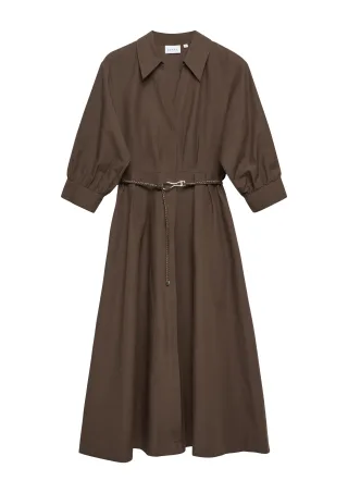 comma - Kleid braun - Gr. - 32
