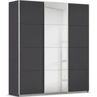 OTTO home Schwebetürenschrank Kleiderschrank Schrank Schlafzimmerschrank Garderobe AGORDO (Breiten 203/271/315/360 cm in drei Griff-Farben - NEU: Farbe SCHWARZ) Top Innenausstattung, in 4 Breiten und 2 Höhen MADE IN GERMANY