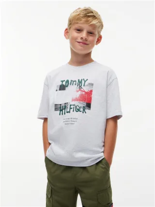 FLAG GRAFITTI TEE SS Grey Heather - Gr. - 10