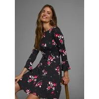 Laura Scott Jerseykleid festliche Anlässe, langes Kleid, elegant, aus Viskosemischung