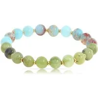 Made by Nami Armband Edelstein Chakra Armband für Damen aus Steinen, Geschenke für Frauen