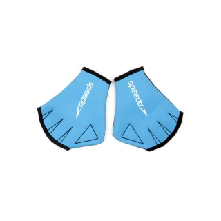 Speedo Unisex Schwimmhandschuhe für Erwachsene (Blau/Schwarz)