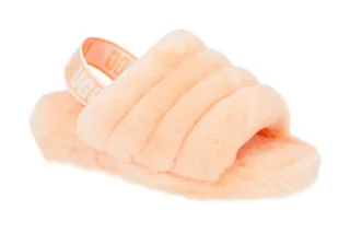 UGG 1095119 SCLL FLUFF YEAH SLIDE Damen Sandalette rose - scallop Lammfell Wa...
