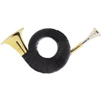Classic Cantabile Signaltrompete Taschenjagdhorn - Kleines Jagdhorn in Bb-Stimmung, Posthorn Bb