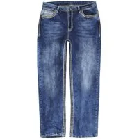 Lavecchia Comfort-fit-Jeans Lavecchia Herren Comfort Fit Jeans LV-503 (Stoneblau, 52/30) Stretch mit Elasthan & dicker Naht