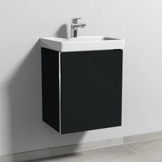 Sanipa 3way Waschtischunterbau zu Villeroy & Boch Avento Waschtisch mit 1 Tür, Vulkan-Matt BP6191V