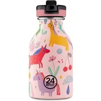 24 Bottles Trinkflasche Trinkflasche 0,25 l Magic Friends mit Sportdeckel, Trinkflasche, Ø6,5cm, mehrfarbig