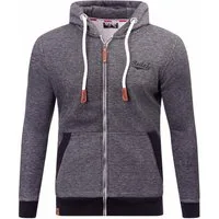 Reslad Sweatjacke Reslad Sweatjacke Herren Zipper Kapuze RS-1270 (1-tlg) Winter-Pullover Kapuzenpullover Sweater Hoodie Pulli Sweatshirt