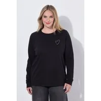 MIAMODA Sweatshirt Sweatshirt Komfort Fit kleiner Druck
