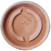 Teramico Blumentopfuntersetzer Pflanzteller Terrakotta 25cm, Zubehör für Alle Holzkisten 50x40x30cm, 100% Frostfest