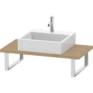 Duravit DuraStyle Konsole DS104C03030 für Aufsatzbecken, 1 Ausschnitt, Stärke 3 cm, Eiche natur