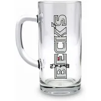 Beck´s Bierkrug Vegas 0,4 l Glas – Klassischer Bierkrug für Pils, Helles & mehr, 1-tlg., Robust. Klassisch. Authentisch.